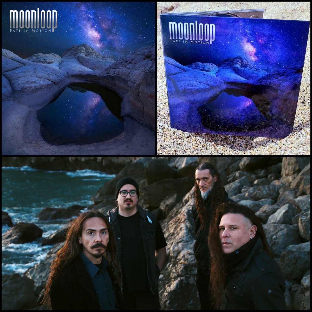 MoonloopBand's tweet image. "Fate in Motion" turns one year old! We want to thank Eloi at Farm of Sounds studio for making it possible, as well as our fans, families, friends, the media, and everyone who have shown their support. Our journey began almost 25 years ago, and we feel grateful for that! 🎶🤘🏻🌌