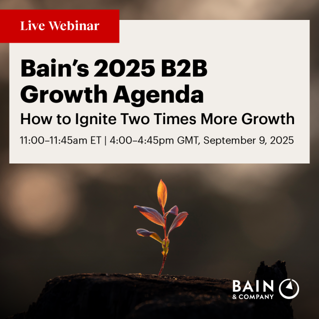 redejong's tweet photo. Bain’s 2025 B2B Growth Agenda - How to Ignite Two Times More Growth https://t.co/ETfcEsH41a https://t.co/jOvtK0Oc7A