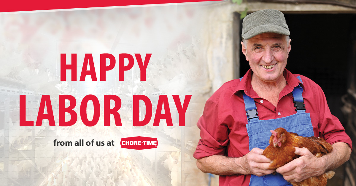 🇺🇸 Happy Labor Day from Chore-Time!

Today, we honor the dedication and hard work of the people who keep the poultry industry thriving.
.
.
.
#ChoreTime #LaborDay #PoultryProduction