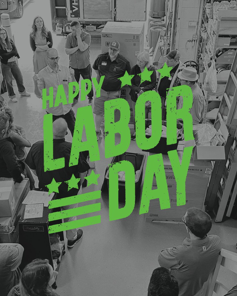 Happy Labor Day! Enjoy the day, you deserve it. #LaborDay