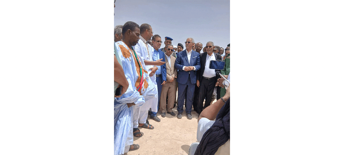 الحوض الشرقي يشهد نهضة زراعية .. تدشين 13 سداً زراعياً ببلديات متعددة، في إطار برنامج الصمود. الوزير امم ولد بيباته: المكننة وتوسيع المساحات الزراعية دليل على نجاح السياسة المتبعة ودعم المزارعين.