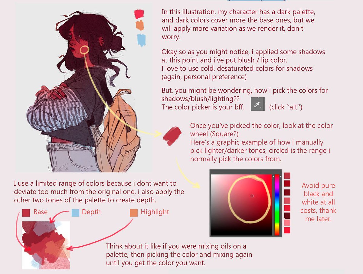 Cubebrush's tweet image. Start rendering with this easy beginner friendly #tutorial by @grresty. Learn gradients, limited palettes and simple steps to make your art shine! buff.ly/mArNtZN
#digitalart #arttutorial #howtodraw #fantasyart #artclass #art #artwork #speedpaint #design