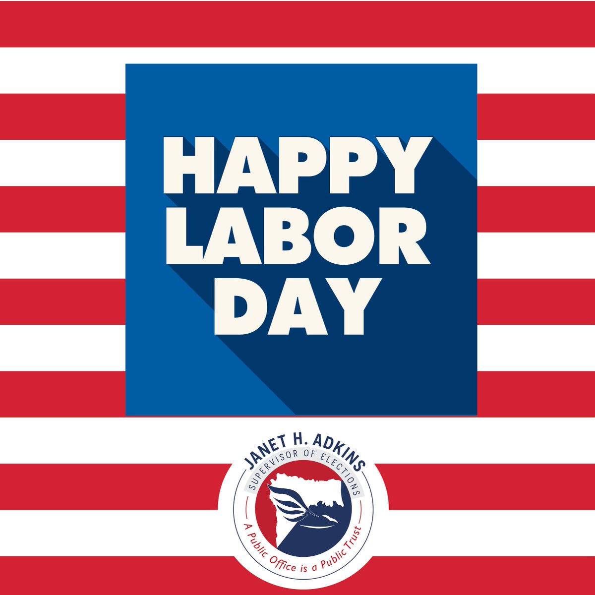 Today, we honor workers' dedication, strength, and resilience nationwide. Your hard work is the foundation of our communities, progress, and future. Happy Labor Day!