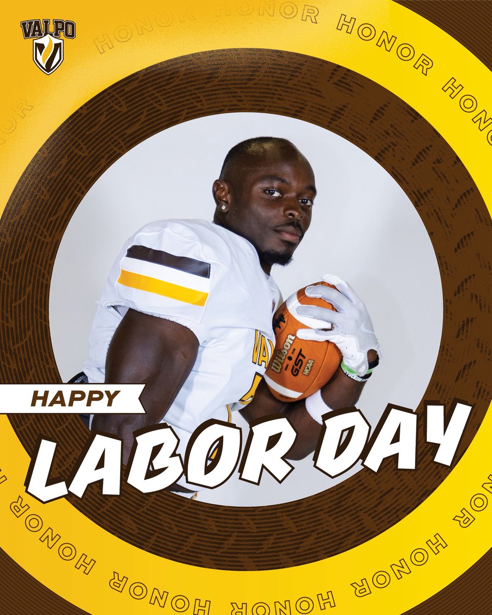 Happy Labor Day from Valpo Football‼️

#FIGHT_VU | #GOVALPO