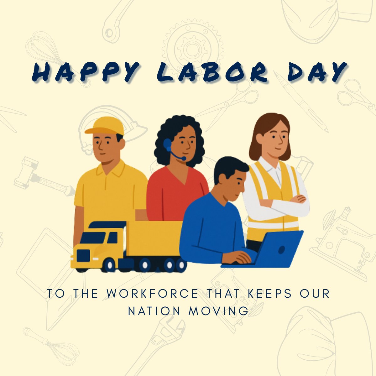 glcsinc's tweet image. Happy Labor Day!

From the highways to the back offices, freight keeps rolling because of YOU. 👏

Here’s to the drivers, dispatchers, IT pros, and logistics leaders who put in the work day after day to keep America driving forward.

#TruckingBuiltUs #FreightFamily #GLCS