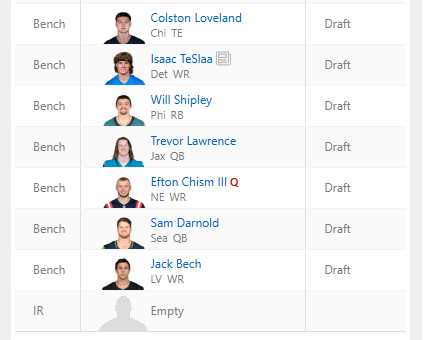 14 team ppr league howd i do