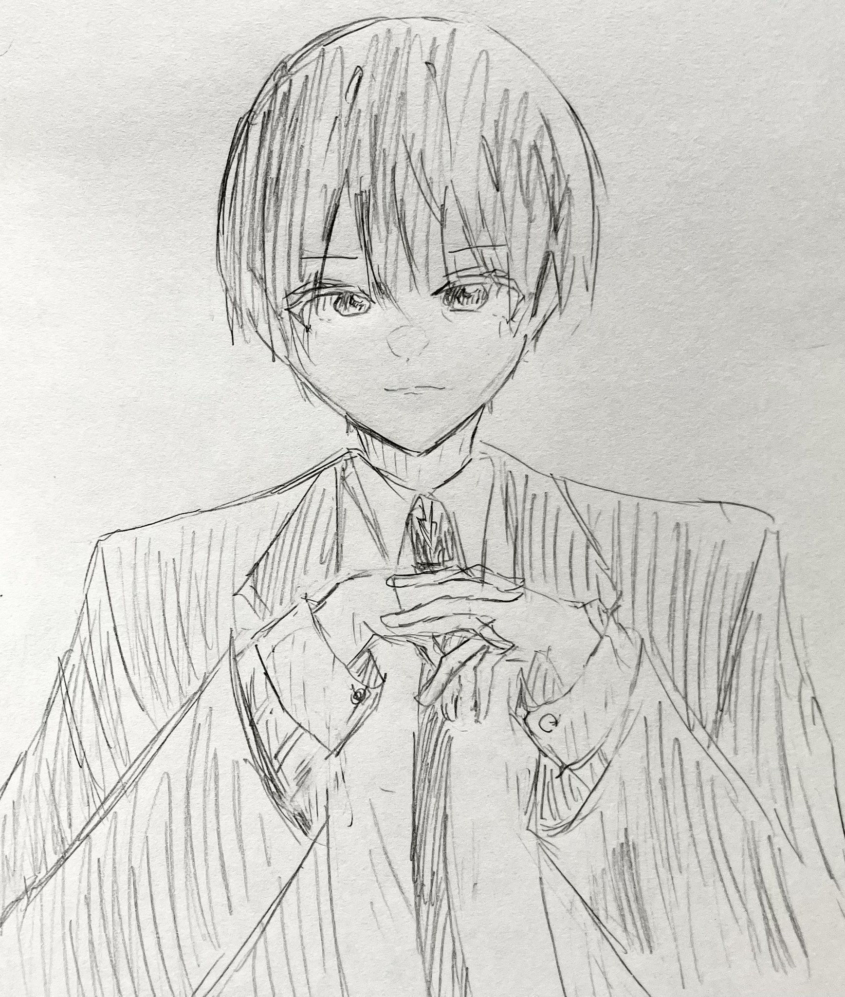 絵画 。手描き【夢の中で目が覚めた午後】 17時間も寝た。 一度も目覚めずに…びっくり。