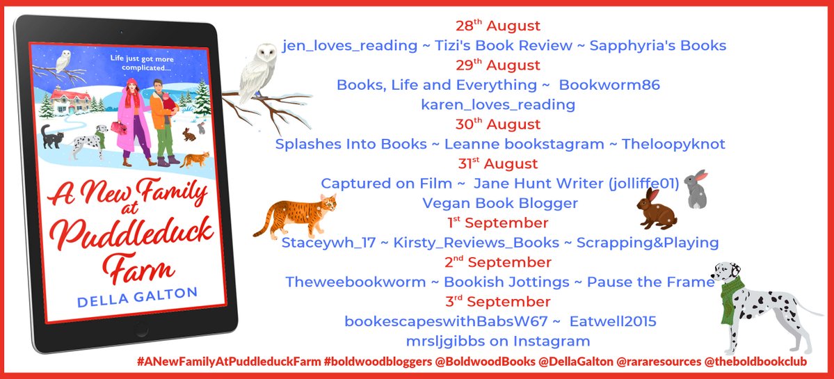 Rach RandomResources (@rararesources) on Twitter photo 'It's an emotional story with a balance of humour and poignancy' says <a href="/Jolliffe03/">Jane Hunt Writer</a> about #ANewFamilyAtPuddleduckFarm by <a href="/DellaGalton/">Della Galton Author</a> instagram.com/p/DOBqEFwjIwK/ <a href="/BoldwoodBooks/">Boldwood Books</a> 'It's an emotional story with a balance of humour and poignancy' says <a href="/Jolliffe03/">Jane Hunt Writer</a> about #ANewFamilyAtPuddleduckFarm by <a href="/DellaGalton/">Della Galton Author</a> instagram.com/p/DOBqEFwjIwK/ <a href="/BoldwoodBooks/">Boldwood Books</a>