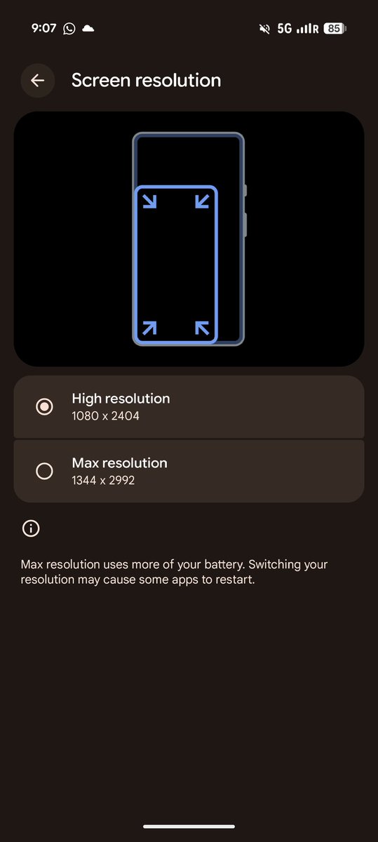 WARNING ⚠️ 

Setting your Pixel 10 Pro to high resolution causes it to stutter and lag like crazy.

We need an update asap!