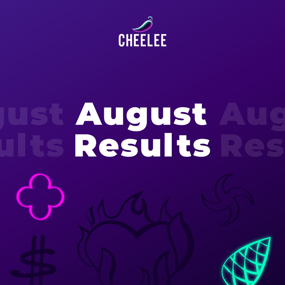 Cheelee_Tweet's tweet image. AUGUST RESULTS 

Hey, Cheelleer! 🤩

August was packed and vibrant for Cheelee 👉And we’ve wrapped up the most exciting highlights just for you ⏩Check out the cards above! 👆

Here’s a sneak peek:
   📱 more than 600,000 new installs
    🕶 ***** purchased glasses

❓ How many…