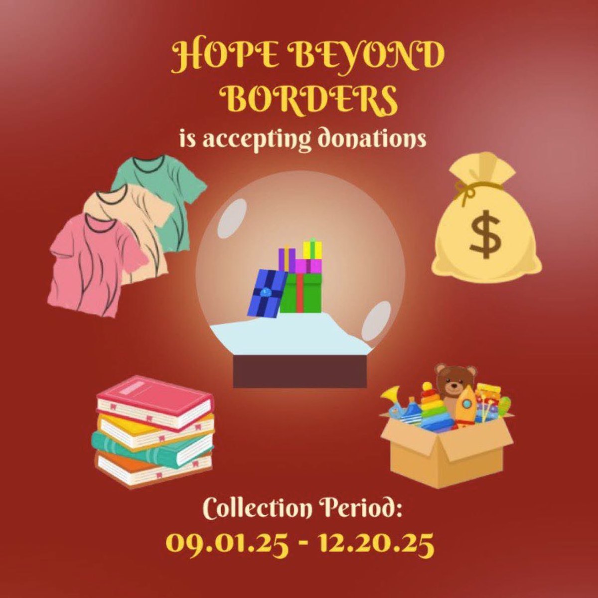 The mission begins again! ✨ Hope Beyond Borders 2025❤️

📦 Sept. 1 - Dec. 20, 2025

• In-Kind Donations: DM for details!
• Monetary Donations
💌 GCash/Maya: 09772169479 – C.M.
💌 PayPal: mollcaitlin

#laire_charity