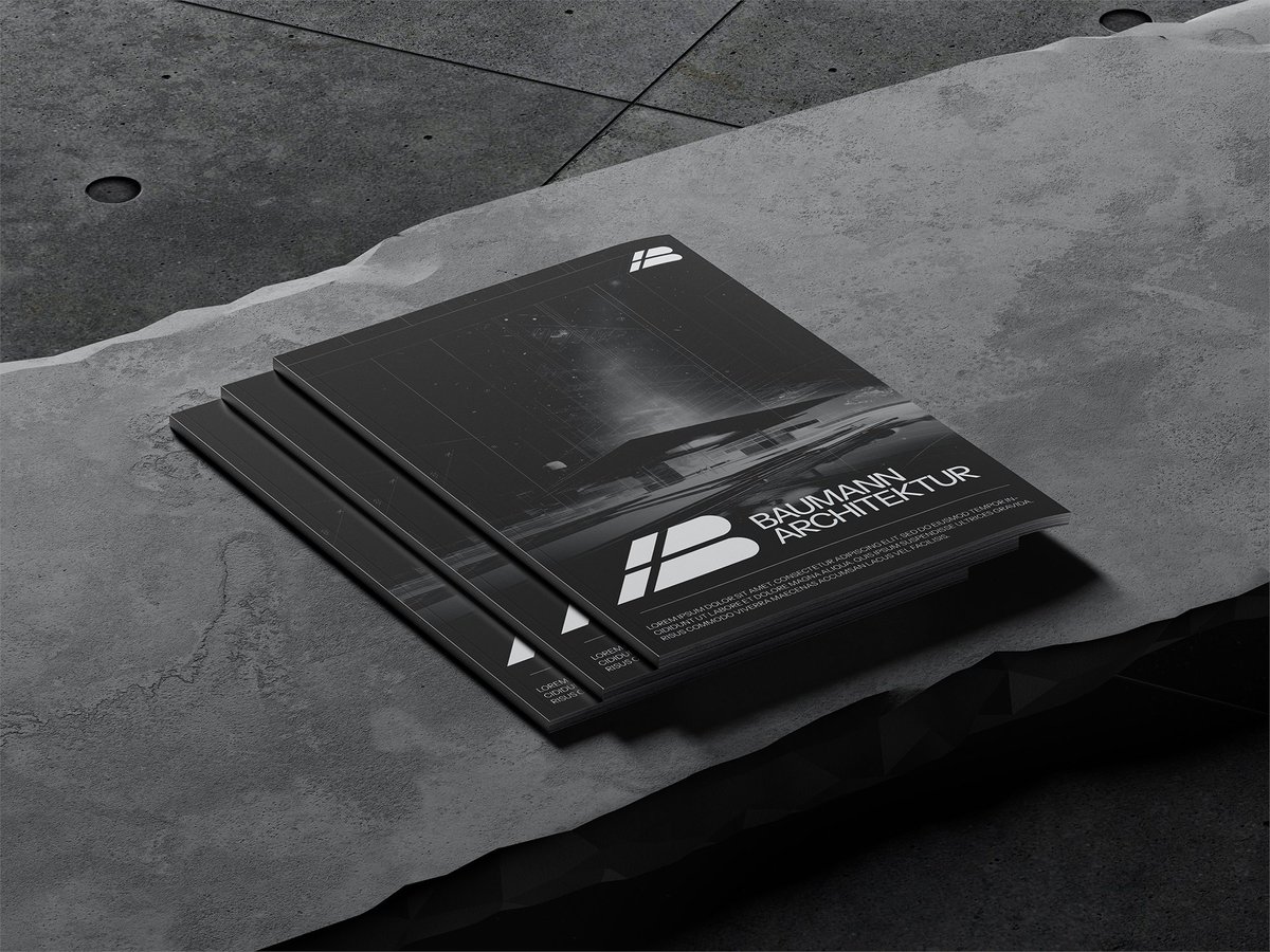 Here’s some of my latest work for BAUMANN Architektur in Berlin—branding, logo, and a fresh take on magazine design.