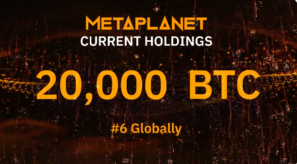 I_AMWeb3's tweet photo. 😳 @metaplanet  just stacked another 1,009 $BTC  now sitting on a massive 20,000 BTC treasury.

💰 Cost: ¥16.47B (~$112M).

On the same day, they issued 11.5M new shares as investors exercised warrants.

Bitcoin up, dilution up… Metaplanet playing the long game hard. 🟧
#eth https://t.co/u7ElxGOaFG