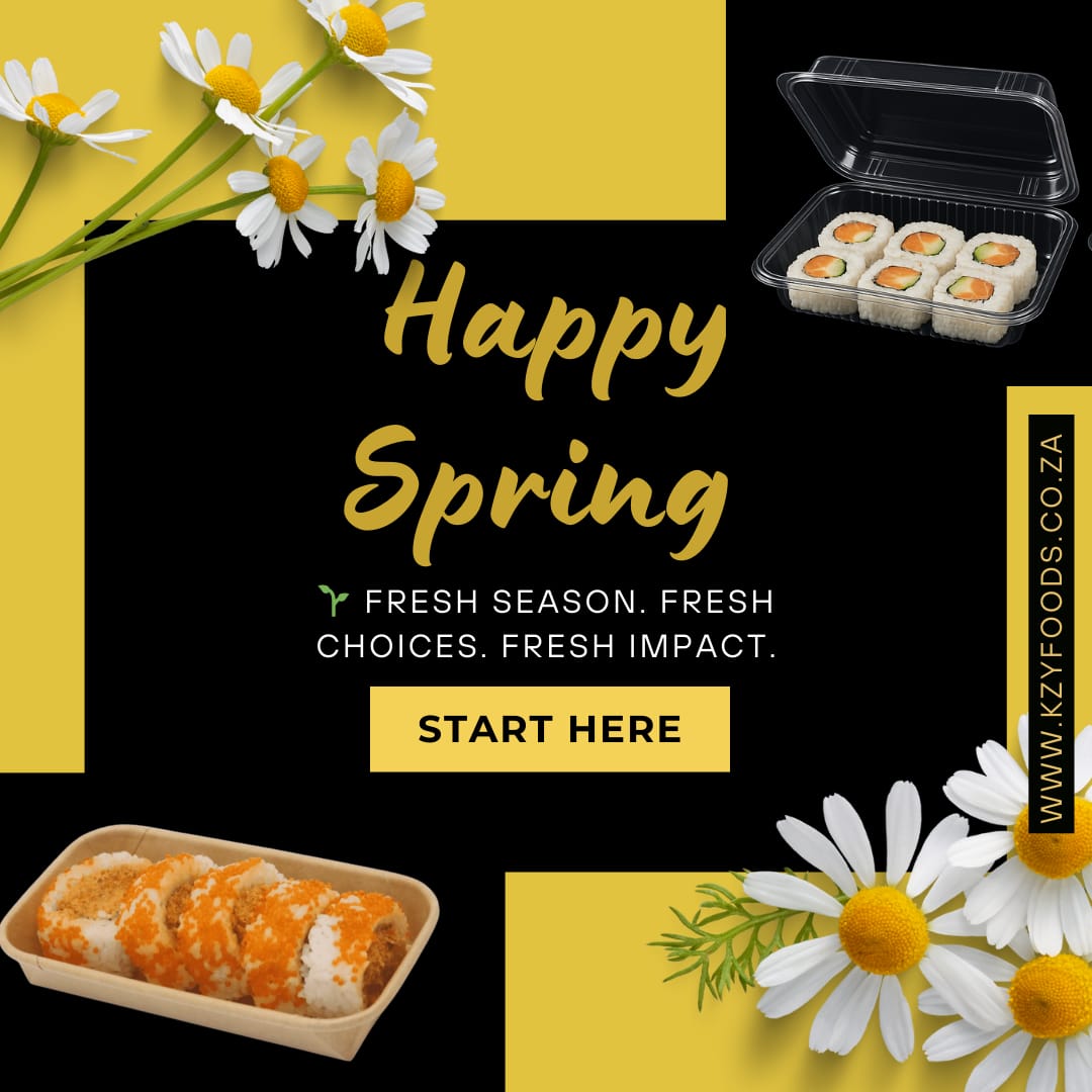 kzyfoods's tweet image. Happy Spring! 🌸 The flowers are blooming because your business chose eco-friendly packaging. 🌱 Discover sustainable wholesale packaging at kzyfoods.co.za
#HelloSpring #EcoFriendlyPackaging #SustainableBusiness #KZYFoods
