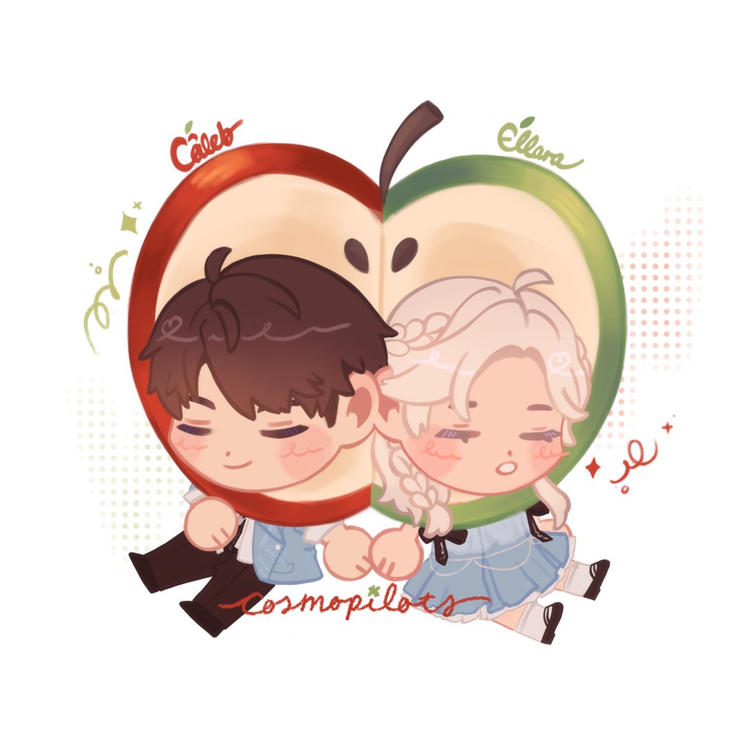 🍎🍏
two halves of a whole. 
#Caleb #夏以昼 #恋与深空 #LoveandDeepspace
