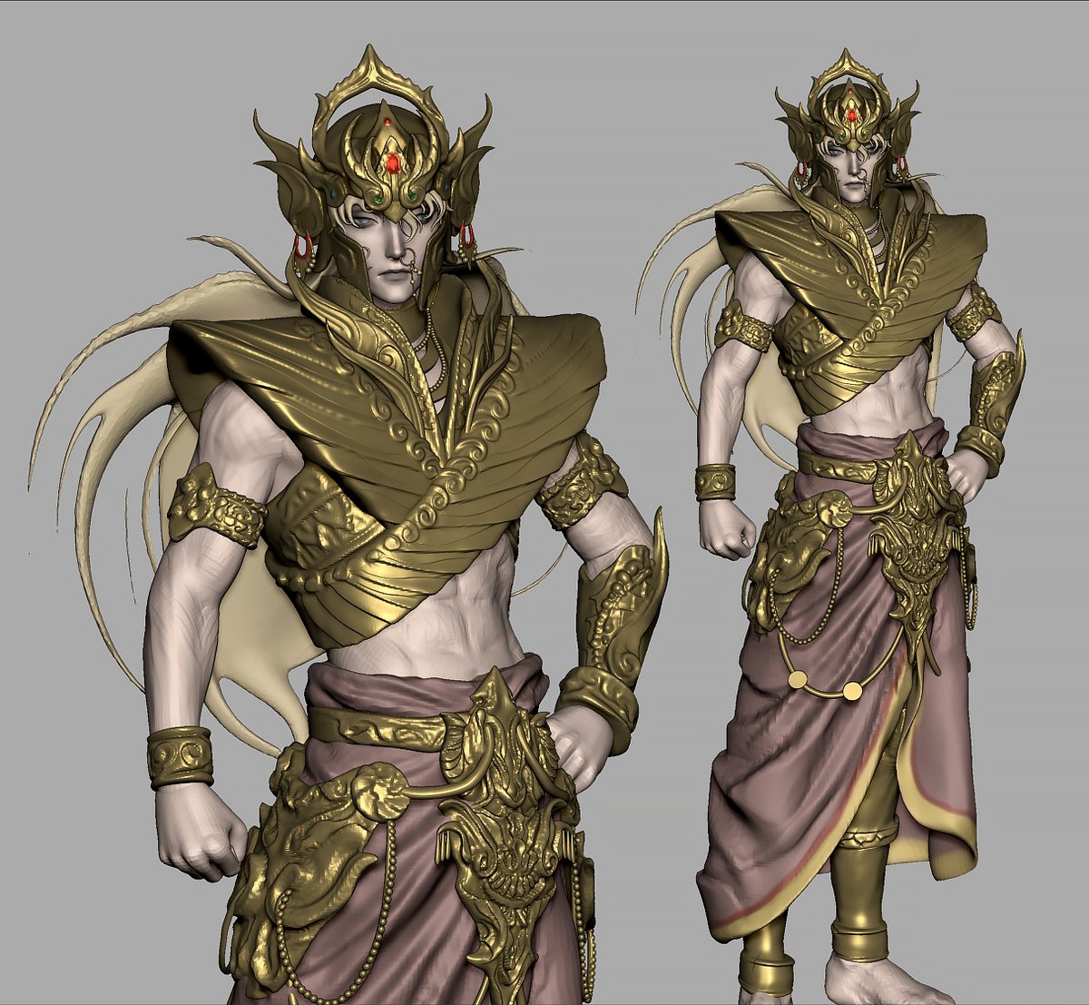 henrynass3D's tweet image. Wip Shaka - armor concept
.
#SaintSeiya #concept #3dart #sculpture