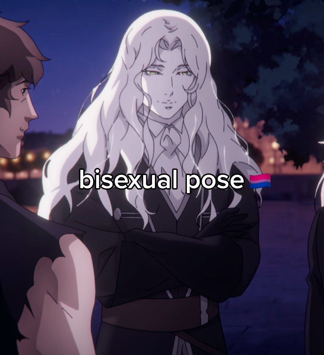 belllmonts's tweet image. september being bi visibility month and the first month of autumn which means it's officially his month