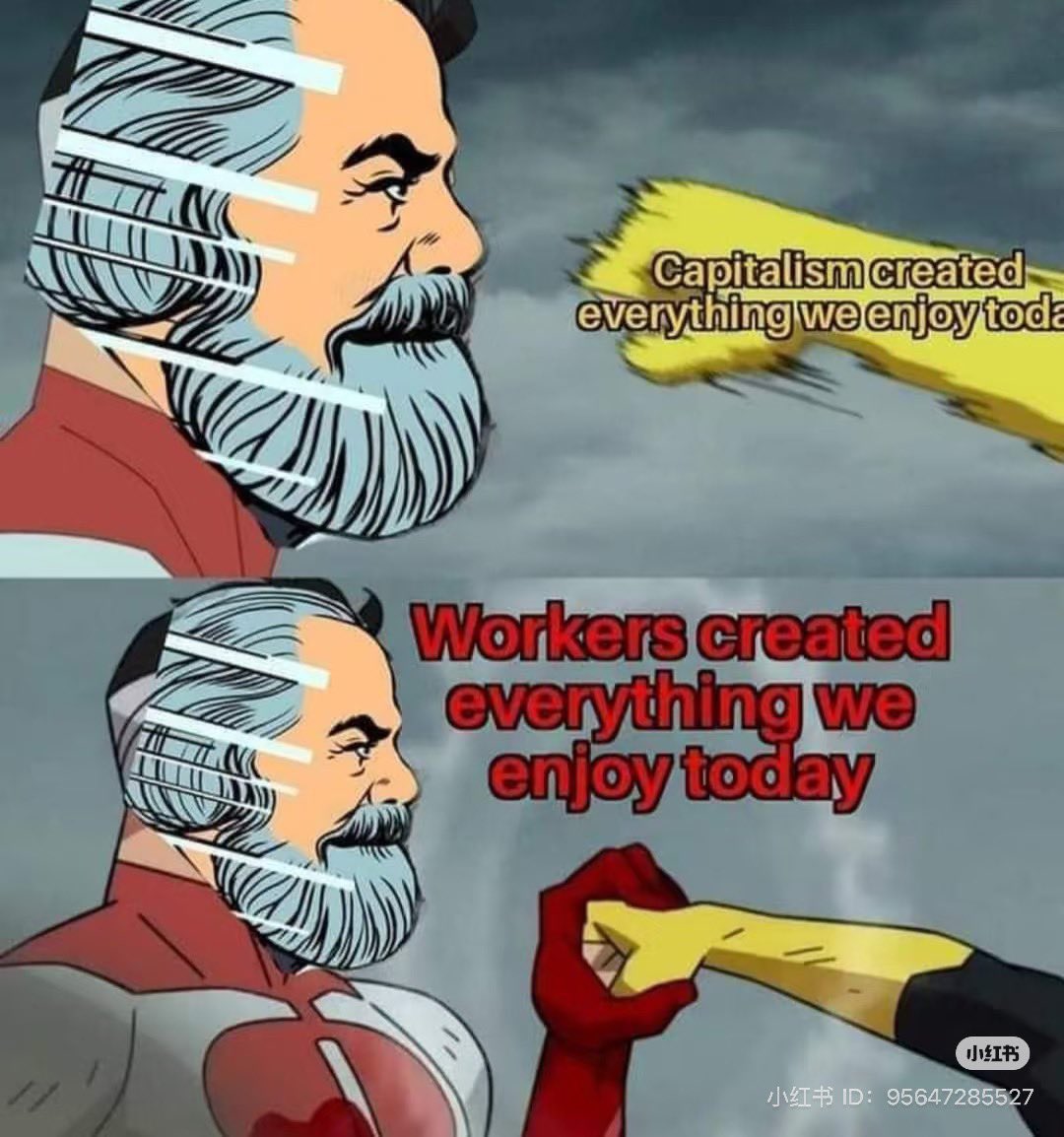 Happy Labor Day!

Remember labor is what creates wealth and everything we enjoy today.

Capitalism then funnels the wealth that labor creates to the CEO class.

Socialism would funnel the wealth labor creates to the working class—which is why the rich fights so hard against it.
