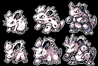 Willibab89's tweet photo. #nidoran #nidorina #nidoqueen #nidorino #nidoking #pokemon #pixelart https://t.co/gyzJ6pgo62