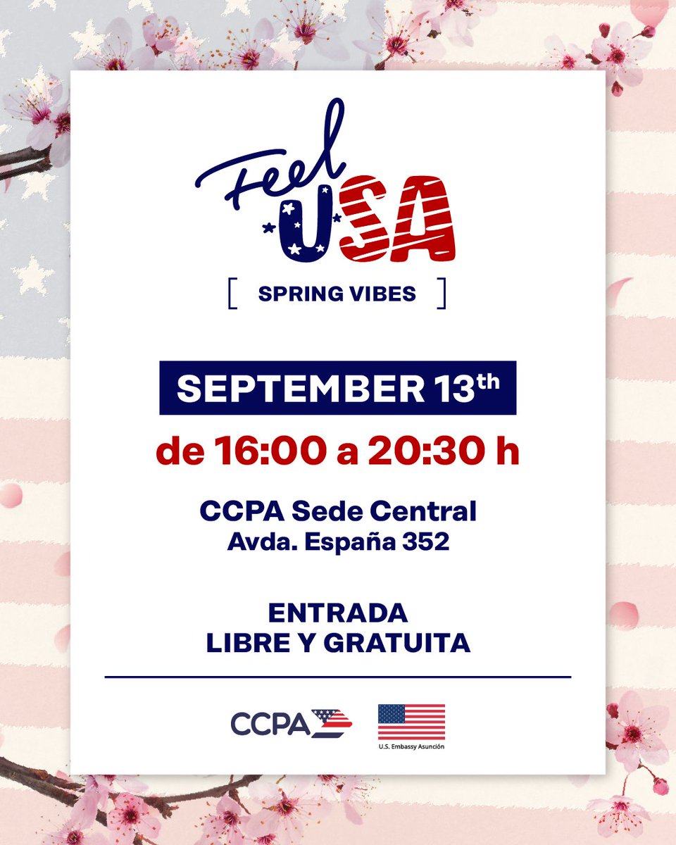✨ ¿Viniste al FEEL USA el año pasado?​
​
¡Entonces sabés lo increíble que es este evento!​

🌸 Música, actividades, comida americana y alegría en cada rincón.​

Este año lo volvemos a vivir… ¡y va a estar mejor!​

🗓️ Te esperamos en el #FEELUSA2025