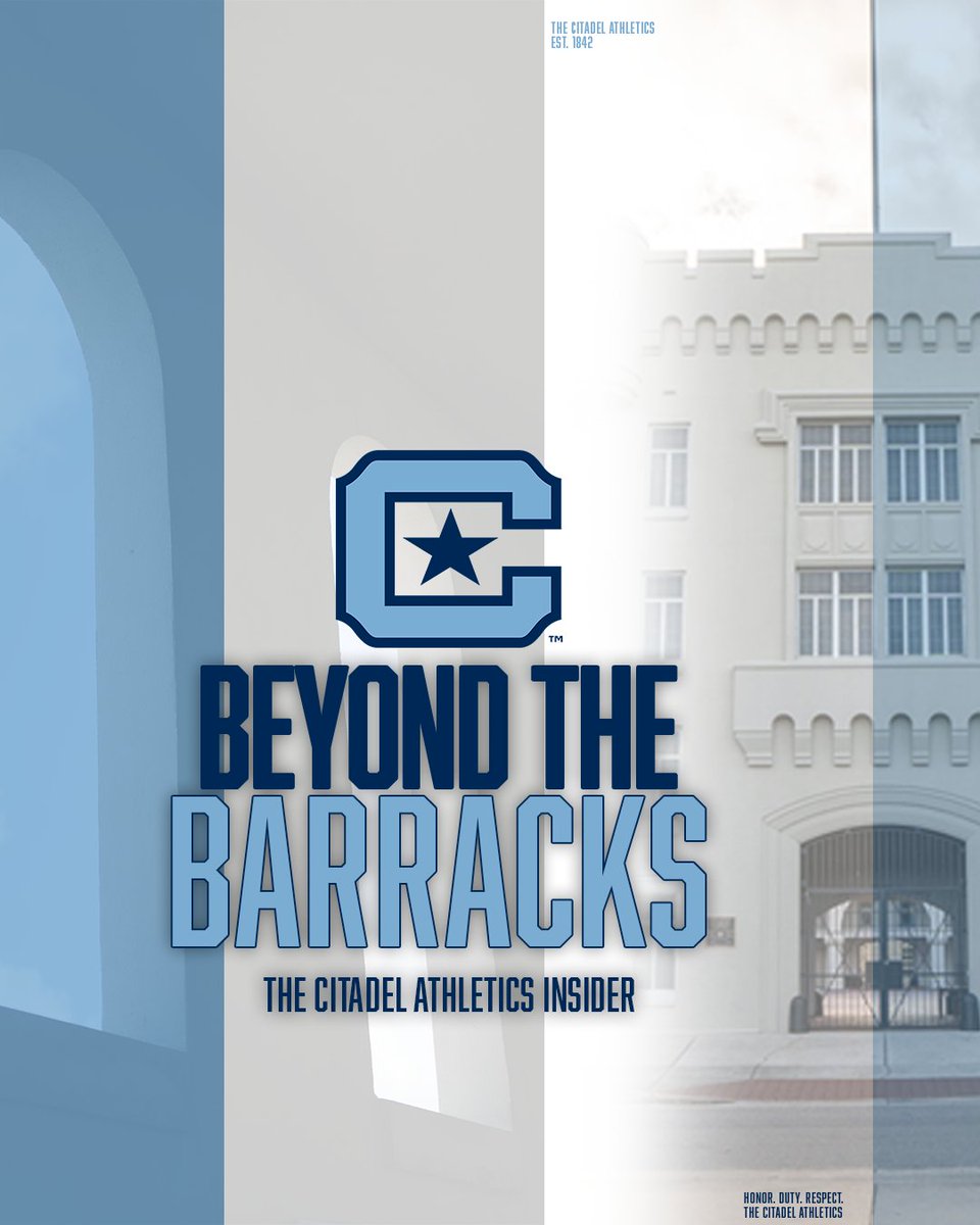 The Citadel Football (@citadelfootball) on Twitter photo Join us tonight for this year's second edition of our weekly radio insider, featuring <a href="/KoachDrayton/">Maurice Drayton</a> plus a slew of guests!
Beyond the Barracks ⤵️
📌: Over the Horizon Brewing
⏰: 6 - 7 pm ET
🎙️: bit.ly/4lShg7h
#FireThoseCannons Join us tonight for this year's second edition of our weekly radio insider, featuring <a href="/KoachDrayton/">Maurice Drayton</a> plus a slew of guests!
Beyond the Barracks ⤵️
📌: Over the Horizon Brewing
⏰: 6 - 7 pm ET
🎙️: bit.ly/4lShg7h
#FireThoseCannons