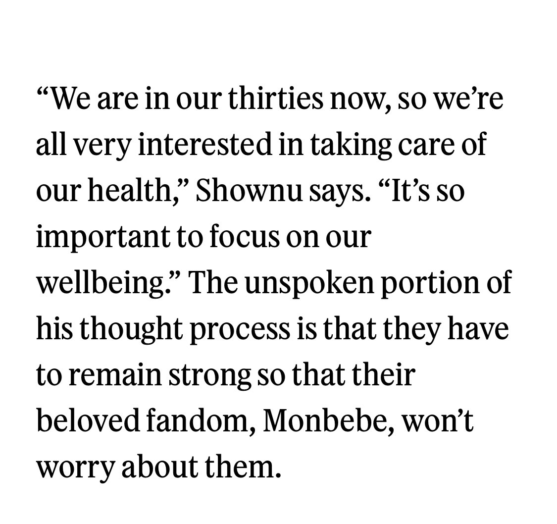 Just the begining ❤️‍🔥 . 

Agree with shownu.. in this age the important things are taking care our health not only the body also the mental health ❤️‍🔥. #MONSTAX #몬스타엑스