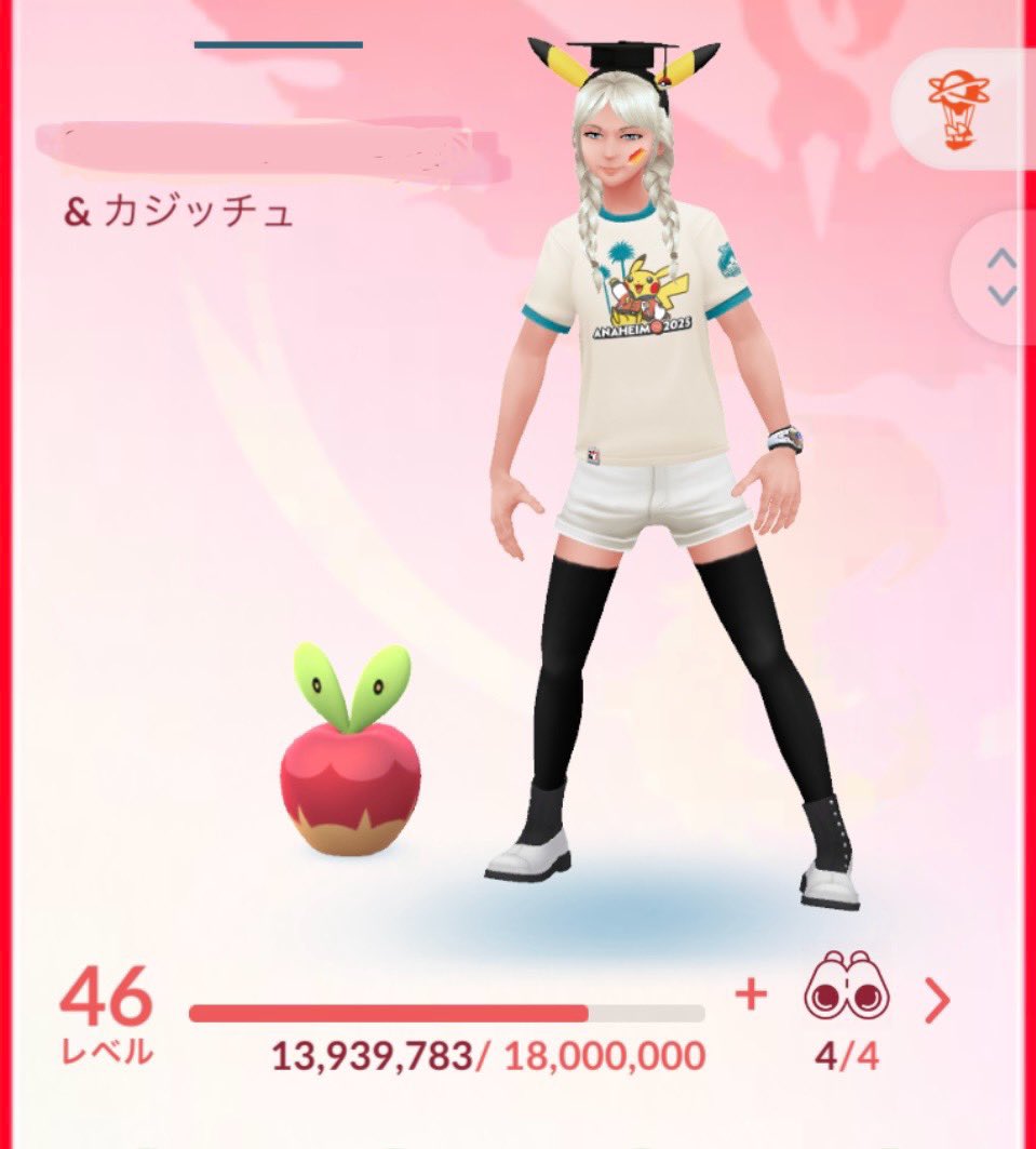 韓国のポケモン土産もらいました٩( 'ω' )و
８月終わりのポケモンGO記録も一緒に。レベル47いけるかな？