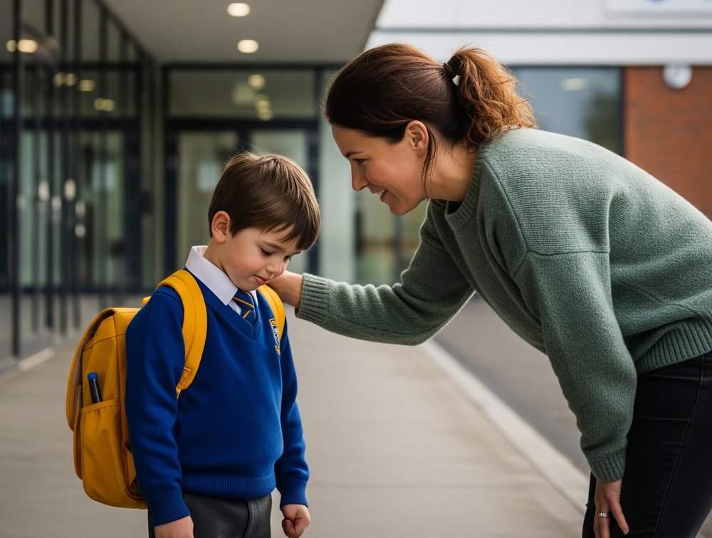 Kid: "Ahhh, but Muuum? Why do I have to go to school?"  

Mum: "Otherwise, Billy, in twenty years you'll end up wearing a balaclava, painting roundabouts, and putting limp flags halfway up lamp-posts, and you don't want to be one of those tossers, do you?"