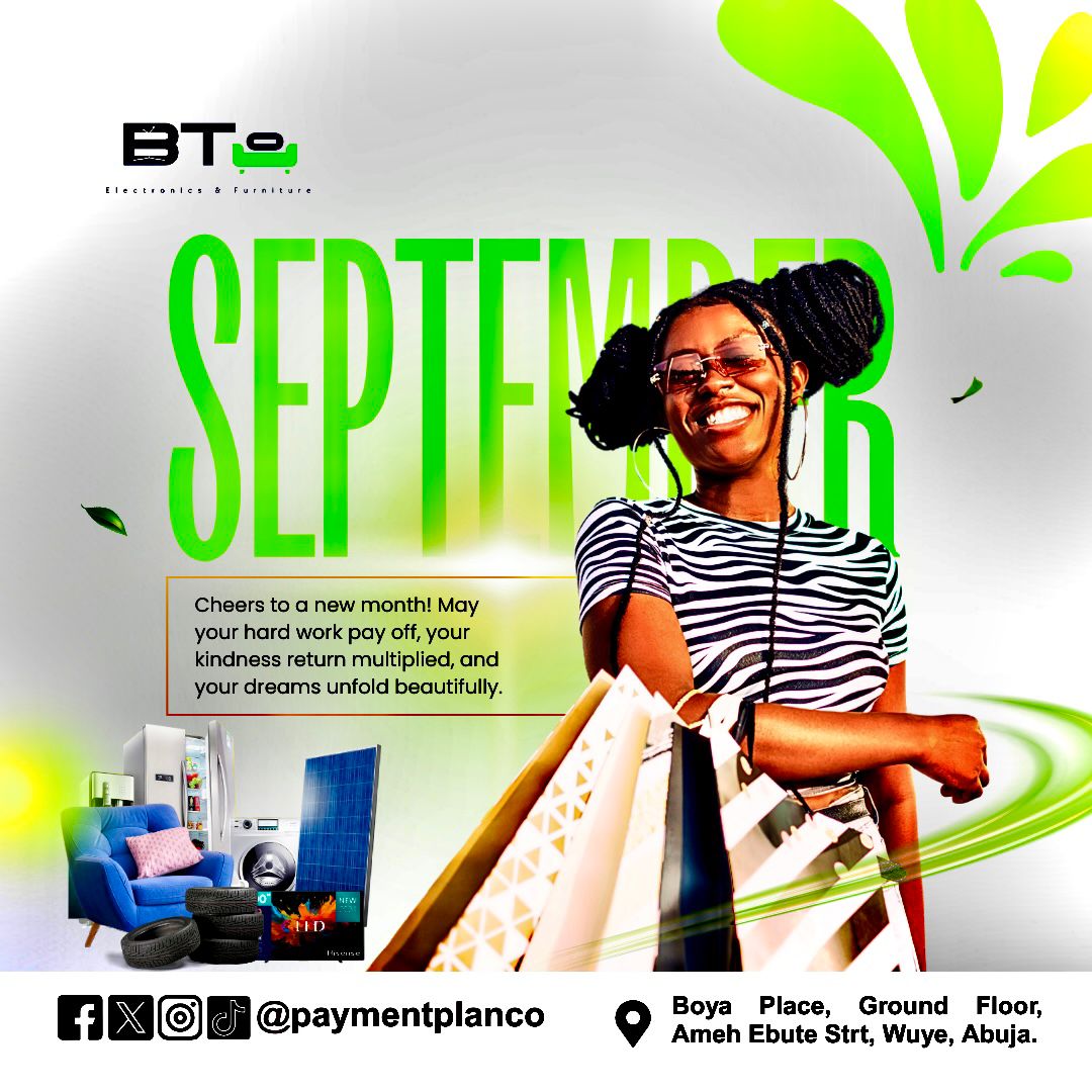 PaymentPlan Company & BTO Electronics Abuja tweet media