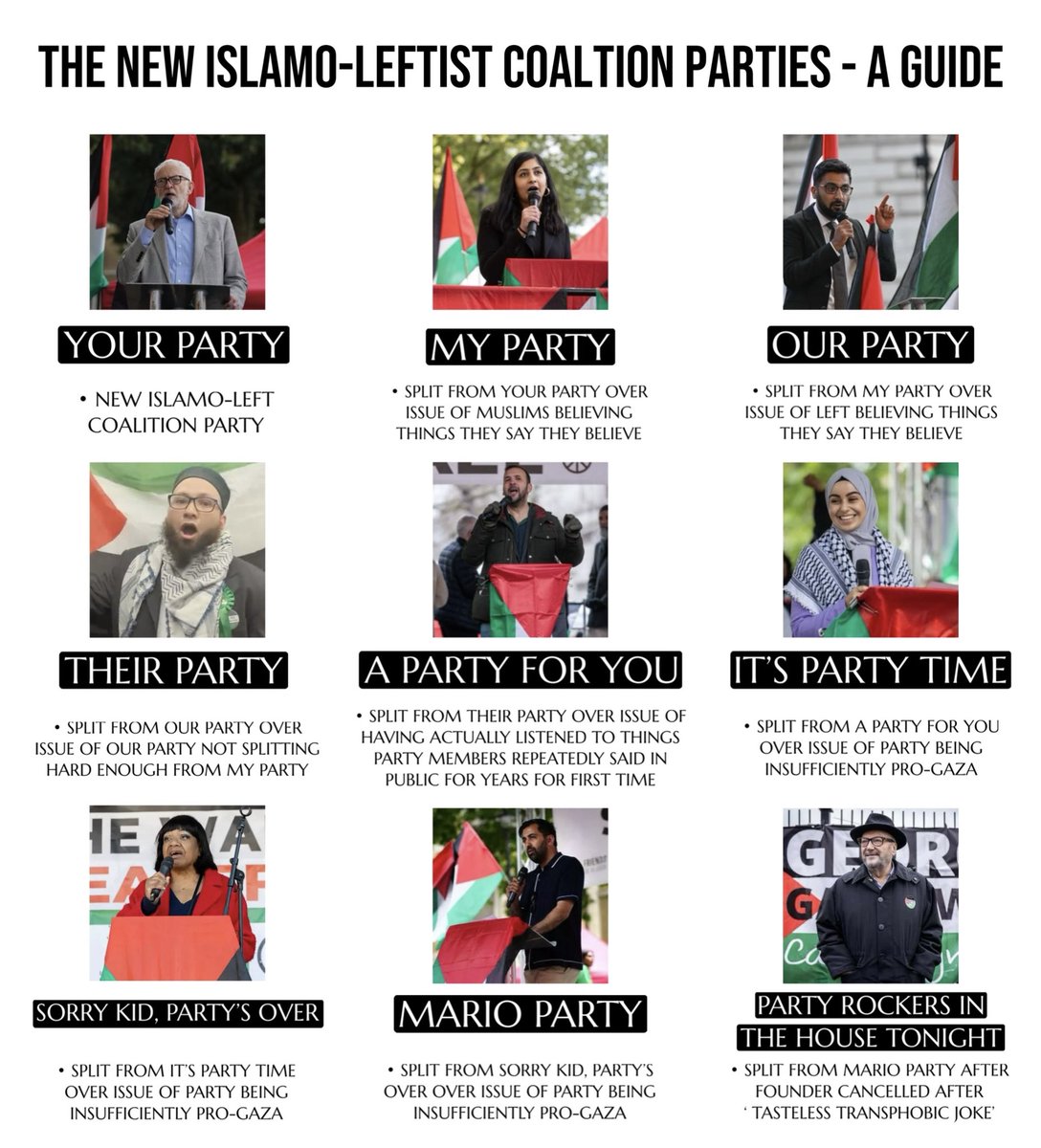 kunley_drukpa's tweet image. A new Islamo-Leftist coalition is emerging in Britain that seeks to replace the Mainstream Left. Already though, somehow, ideological rifts are deepening between the different factions of this alliance. But who are these factions?