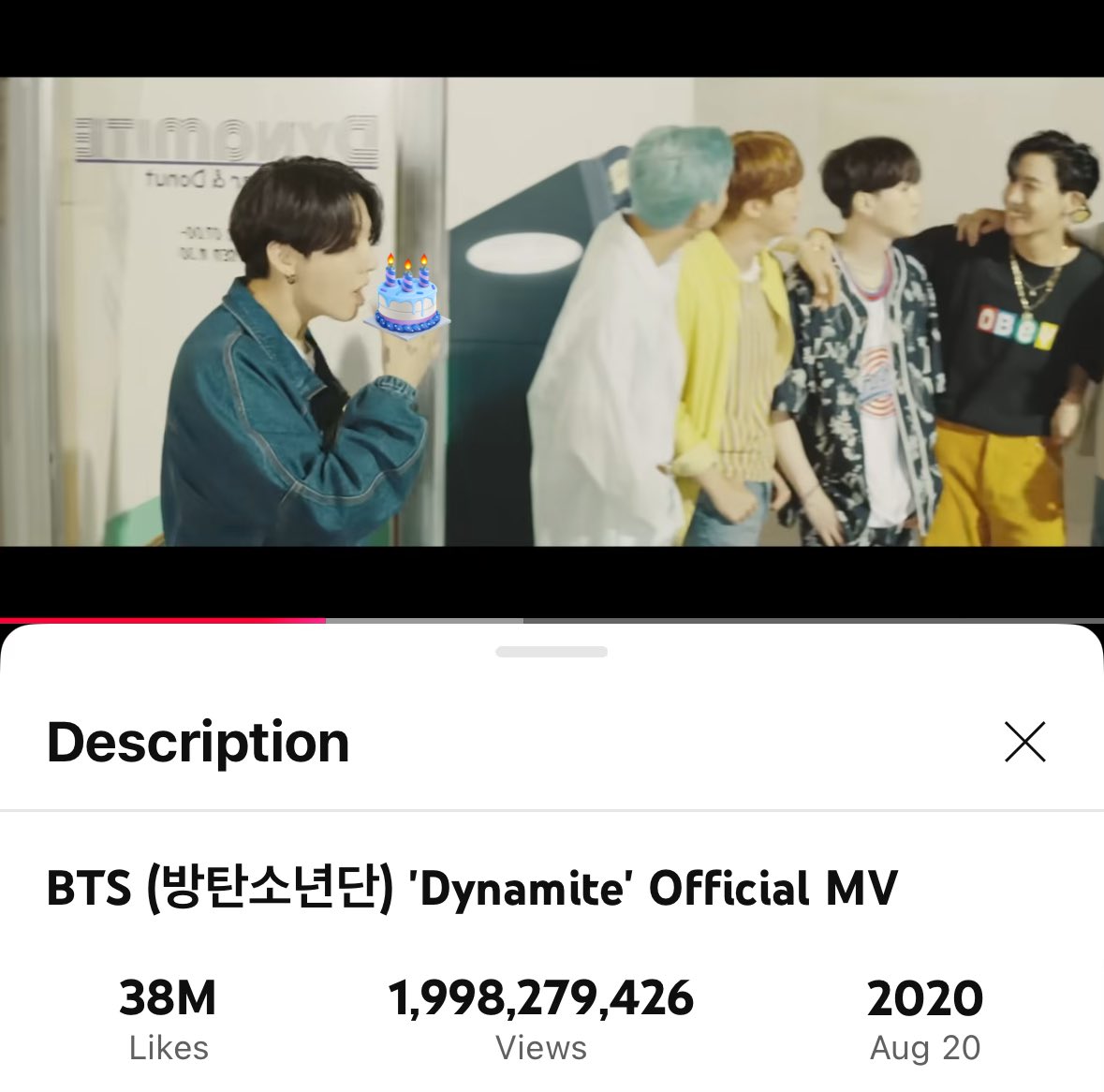 2019mylight's tweet image. April 5,2025 🍰1.942B
Aug 30, 2025🍰1.997B
Sept 1, 2025 🍰1.998B 
'Cause I, I, I'm in the stars tonight
So watch me bring the fire and set the night alight (Hey)🎙️&amp;lt;2M to go!! #LikeDynamite #2BxDynamite 
youtu.be/gdZLi9oWNZg?si…