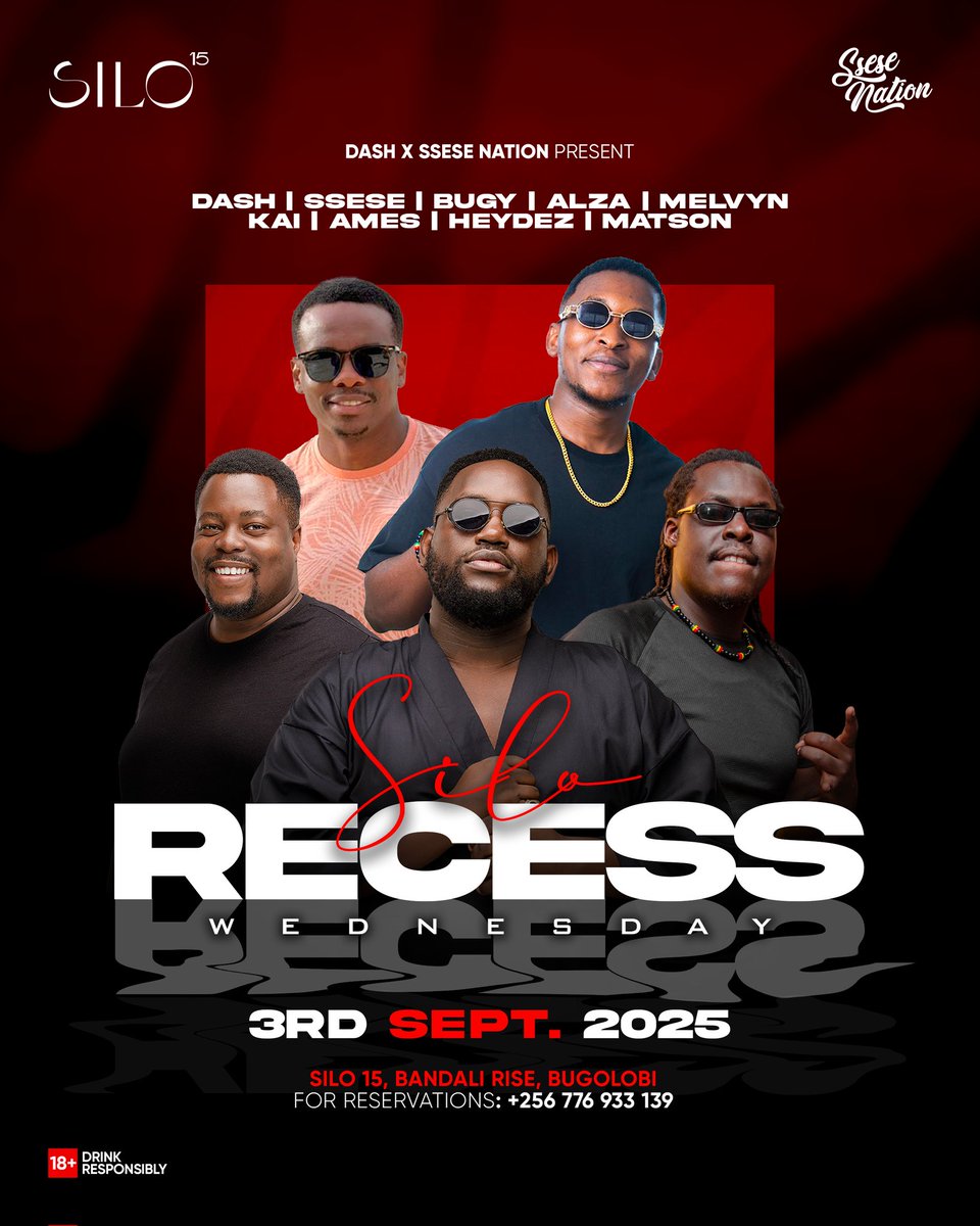 Hump-day shenanigans are set at the #SiloRecess this Wednesday!! Tell a friend to tell a friend, it's gonna be a good vibe 🎊🥂