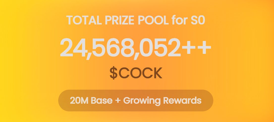 Stop sleeping on <a href="/SabongSaga/">Sabong Saga</a> <a href="/Ronin_Network/">Ronin</a> <a href="/jaihoz_/">jAIhoz.ron</a> 

Total Prize Pool for S0 is 24.5 MILLION $COCK tokens
🇺🇸 17,637 USD
🇨🇦 24,247 CAD
🇯🇵 2,595,972 JPY
🇻🇳 464,646,765 VND
🇵🇭 1,008,148 PHP

+ the prize pool keeps on growing as the season progresses 🪶