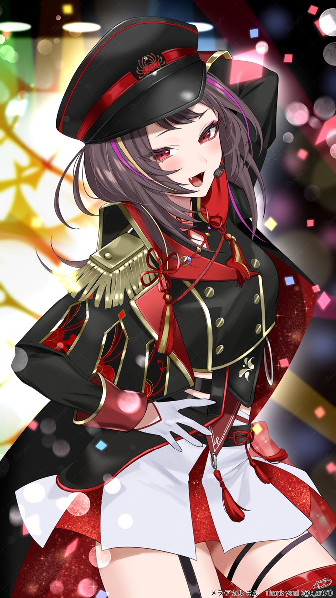 Thank you for the commission!
#skeb のご依頼ありがとうございました❤️🎤

#Vtuber