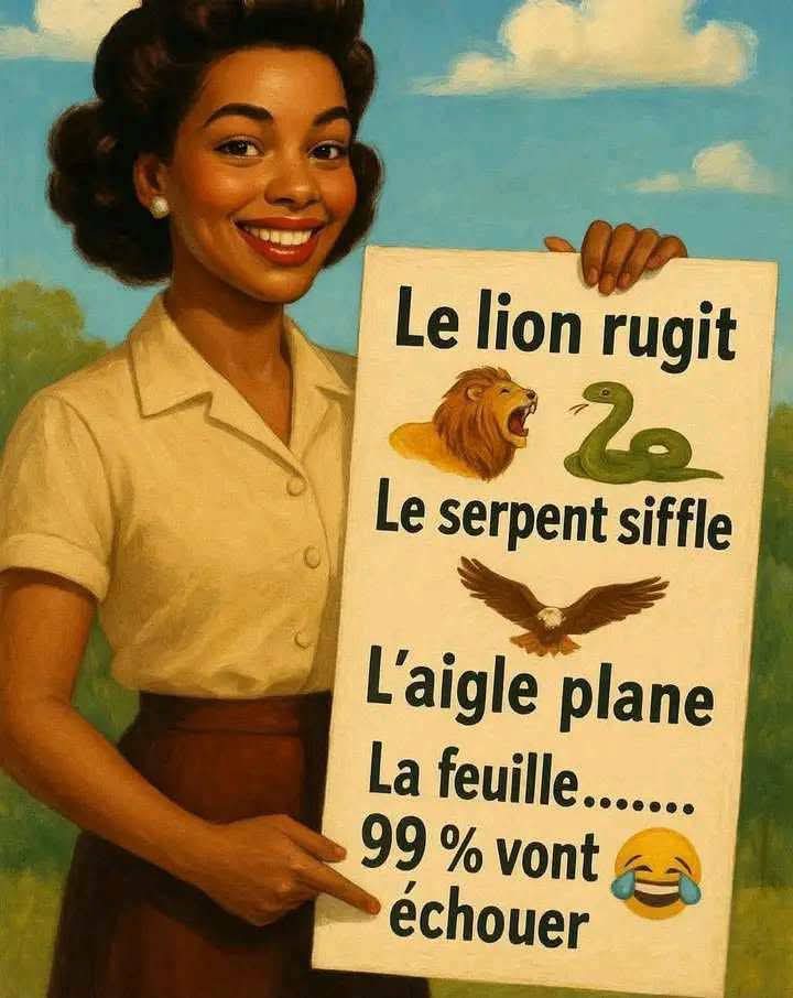 Top pour bien entamer ce mois de #septembre...
La feuille..... fait quoi jvp ?