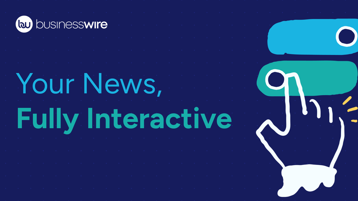 BusinessWire's tweet image. Make your press release impossible to scroll past. 🌎 Business Wire Interactive Media delivers engaging, clickable content and can be built distributed in multiple languages. hubs.la/Q03FTmvJ0

#InteractiveMedia #PressRelease #Multimedia #News