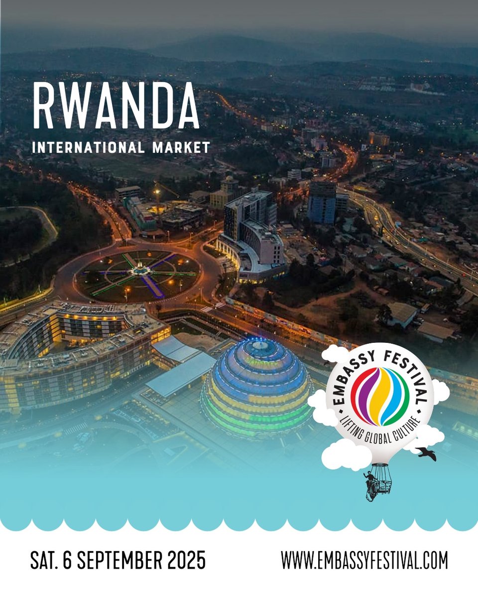 🇷🇼 Embassy of Rwanda at the #EmbassyFestival!
✨ Meet Ambassador <a href="/DushimimanaL/">Dushimimana Lambert</a> &amp; the Embassy team
☕ Taste world-famous <a href="/Rwanda_Coffee/">Rwanda Coffee</a> 
🌍 Explore <a href="/visitrwanda_now/">Visit Rwanda</a> tours with <a href="/MatokeTours/">Matoke Tours</a>
👜 Shop SankoShi fashion
🍴 Try Nomadika snacks &amp; spices