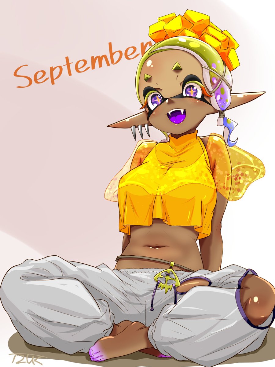 練習絵。
９月。スプラ３の記念月。
いつも以上にウツホちゃんさんに感謝を捧げる月間ですので皆様頑張りましょう。