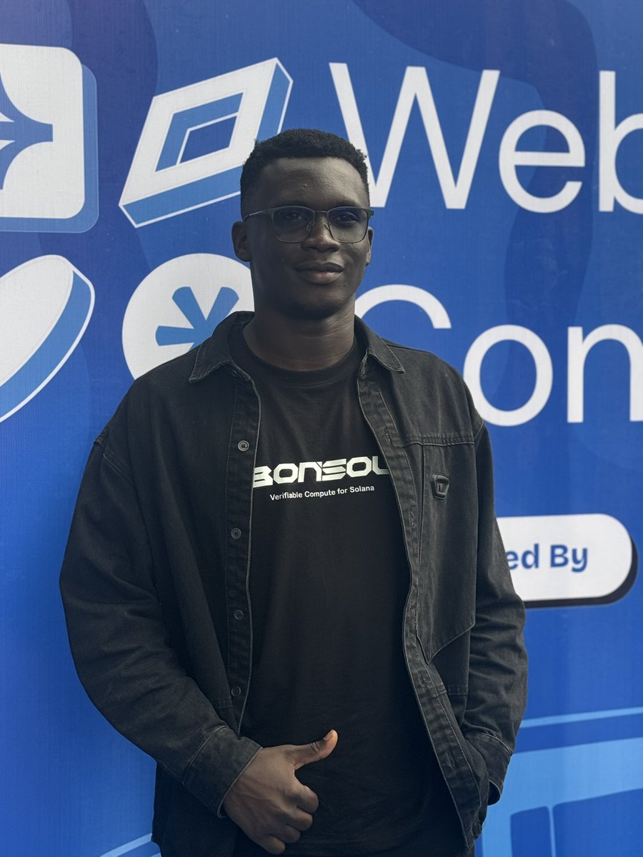luxorcode's tweet image. Had an amazing time at this year #Web3LagosConference

I got an opportunity to interact with projects, developers, preaching the message of verifiable compute on Solana with @bonsol_labs 

Stay tuned.

Pictures here 👇