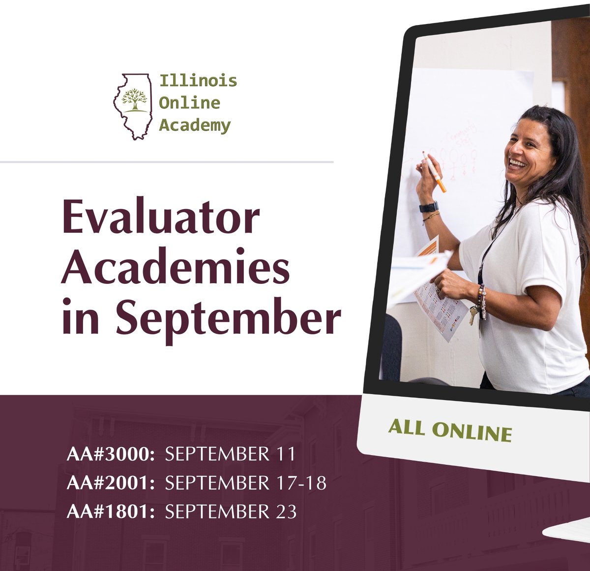LAST CALL: Spots are still available for our final Evaluator Academies in September. These fully online offerings will helps school leaders come away with skills to empower staff communication and set clear expectations.

Learn more and register: lnkd.in/gb3XQDKq