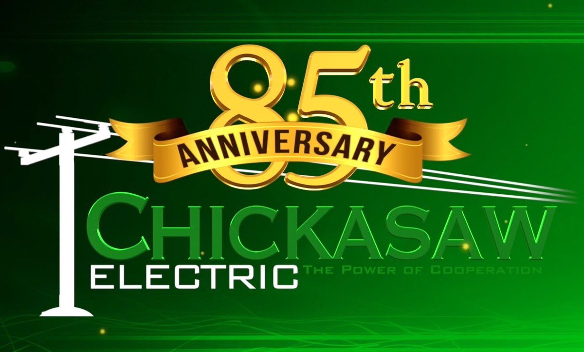 ChicksawECoop's tweet image. Chickasaw Electric’s 85th Anniversary video is now available for viewing!
Be sure to watch the entire video; it includes instructions on registering to win door prizes.
youtu.be/04PqNY4Jzqk