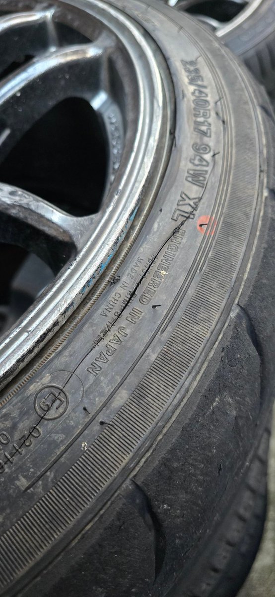 タイヤはまだいけるやろ