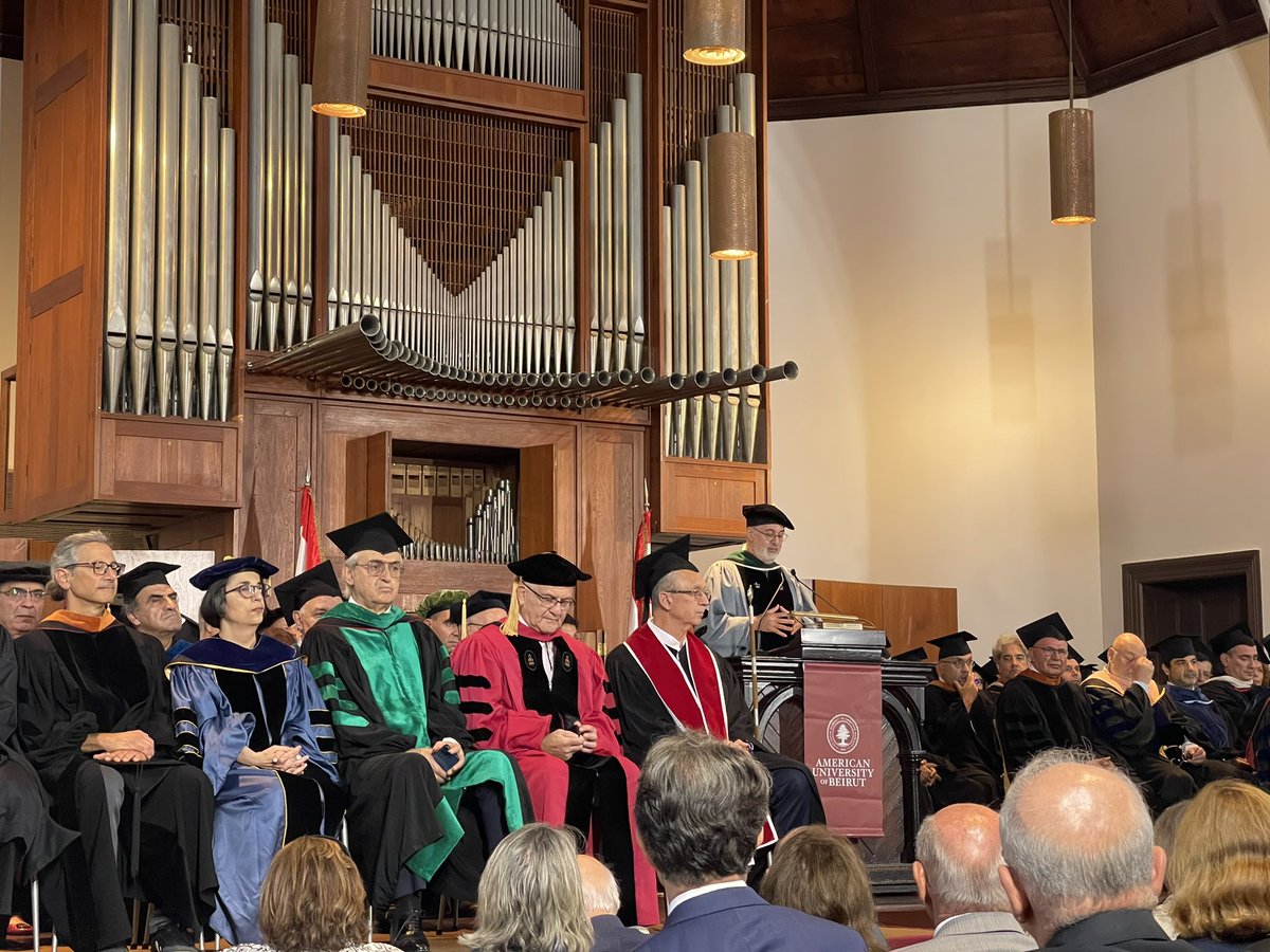 160th opening ceremony <a href="/AUB_Lebanon/">American University of Beirut</a> <a href="/POAUB/">AUB Office of the President</a> 160 years of #excellence #leadership #Inspiration <a href="/DrFadloKhuri/">Dr. Fadlo Khuri</a>
