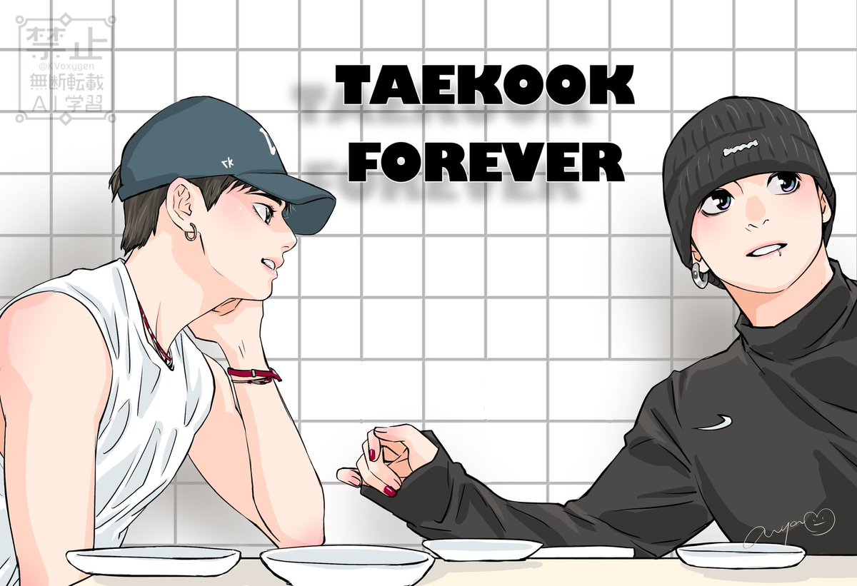Anya_oxygen's tweet image. #HappyBirthdayJungkook 
 #taekookfanart  
🍽️