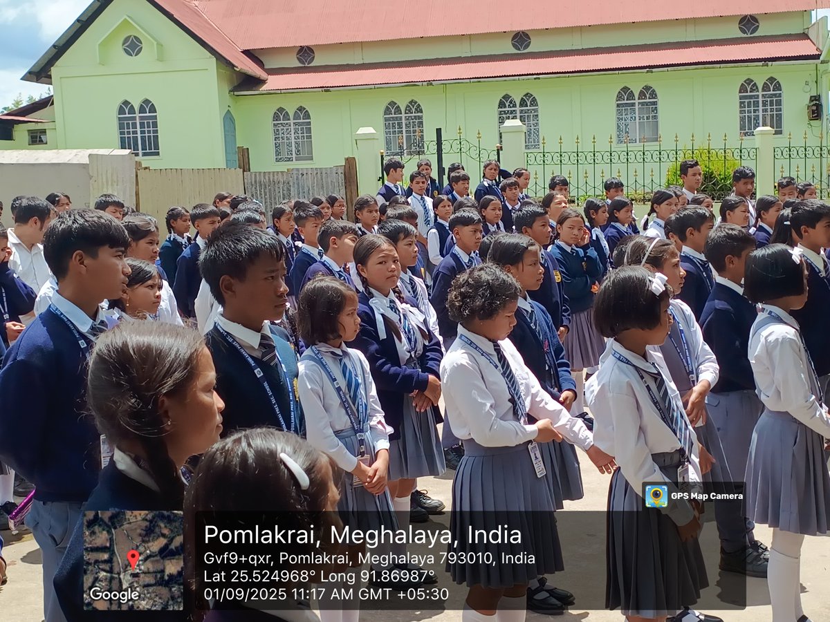 NssLady's tweet photo. Awareness Programme and follow up of the tree sapling planted at Pomlakrai Presbyterian secondary School on the 5 June, 2025 and distribution of prizes for various programmes organised by NSS unit LKC  to encourage the students @CellNehu @_NSSIndia @nss_rdguwahati @ https://t.co/Hjl5WhXqsF