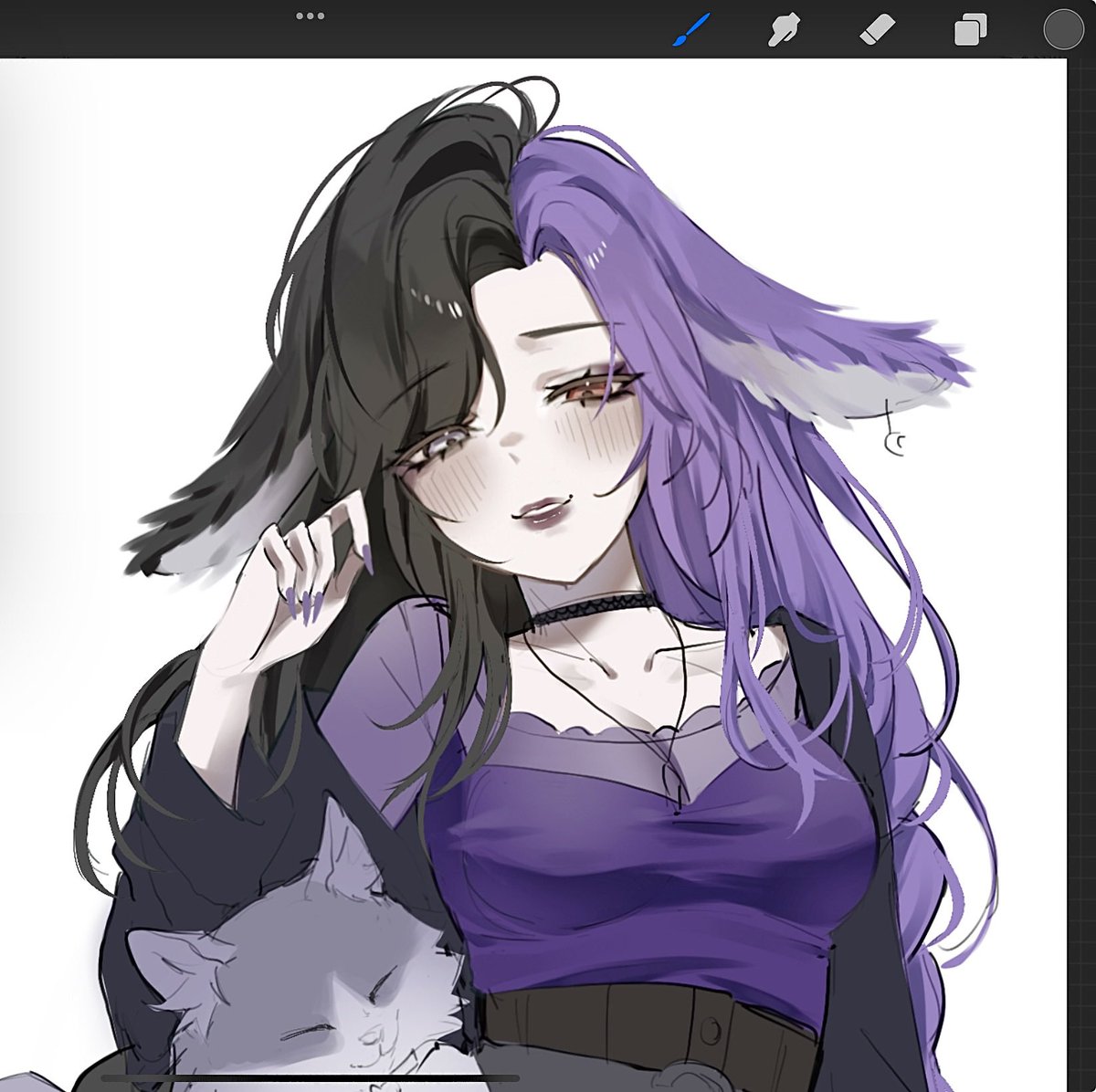 wip for theclumsybunny on vgen <33