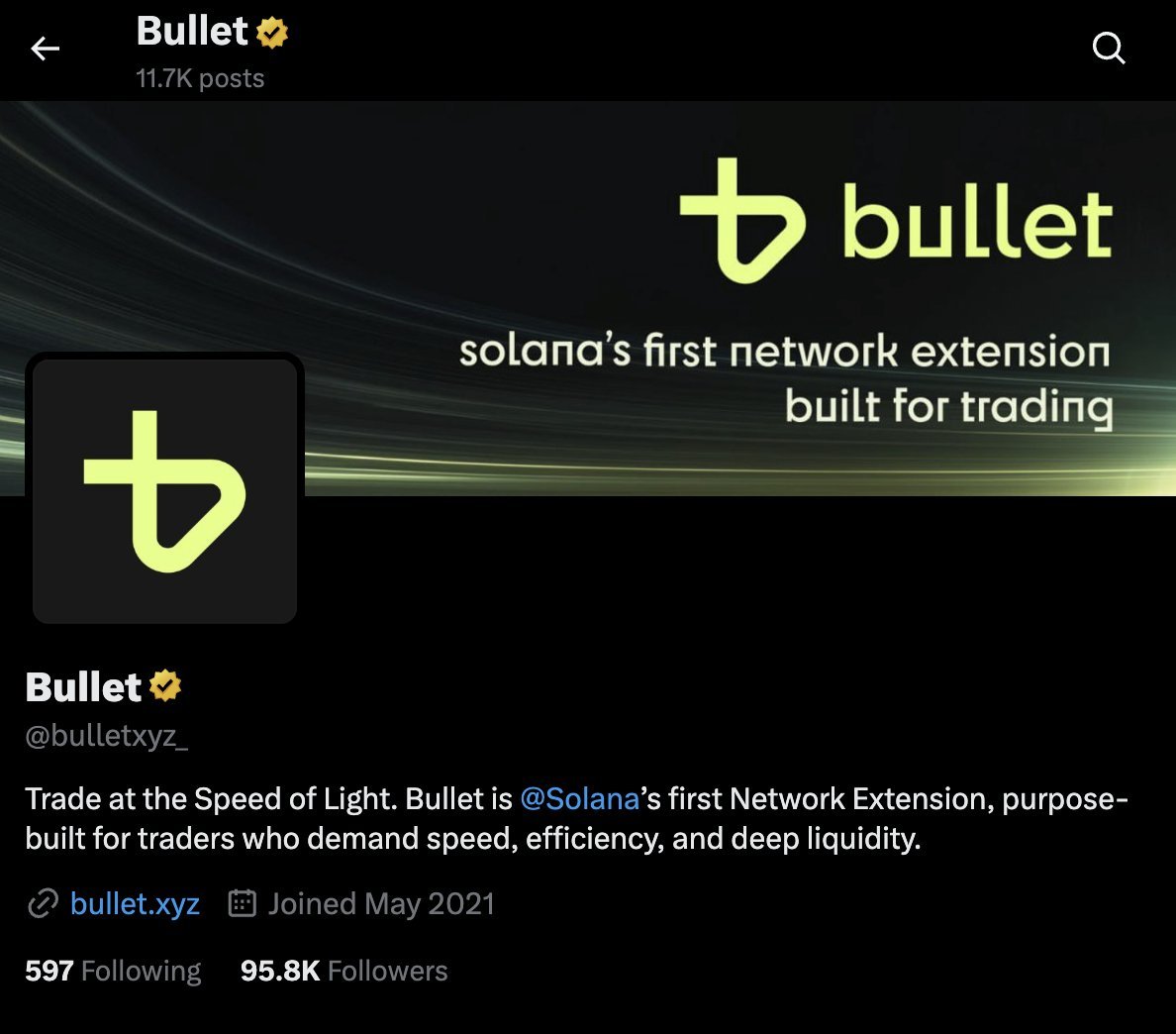 Bullet tweet media