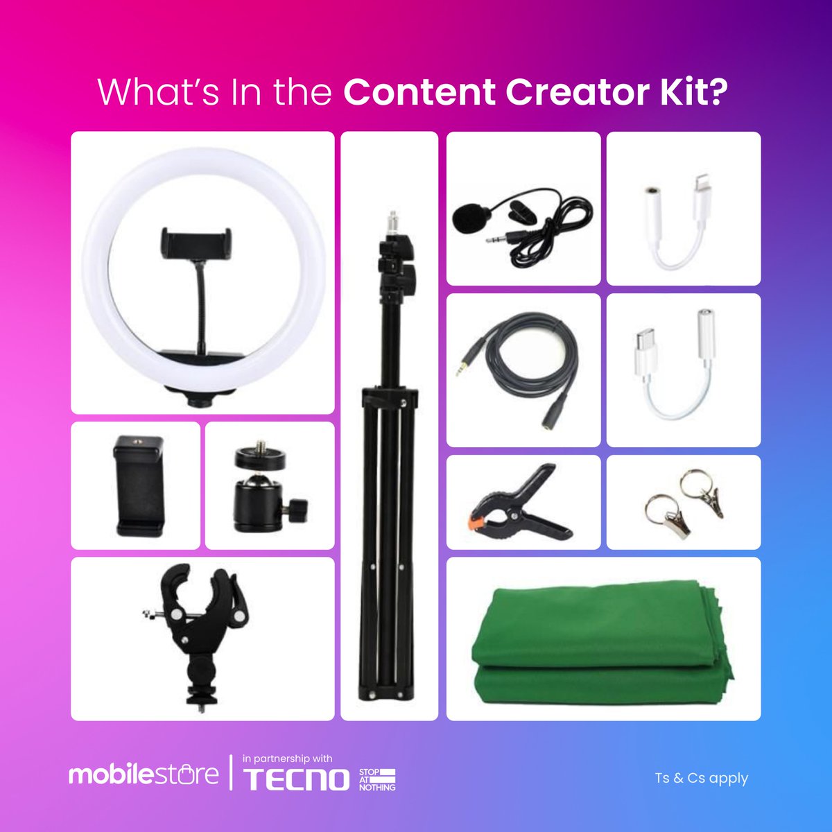 MobileStoreSA's tweet image. 🚨 Big Creator Giveaway Alert! 

Win a Content Creator Starter Kit + 100GB uConnect SIM 🚗💨

Comment with the emoji 📷 Tag a friend who’d love this 😊
 Enter here ⇢ mobilestore.gumtree.co.za/campaign/win-t…
