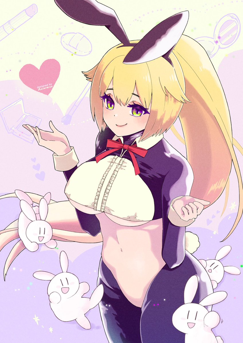 メガミで逆バニーやったときはチキって南半球だけオープンにしてました……
(私は公序良俗に厳しい男なんでね)　

イラストはもこ²さんに描いて貰ったやつ🐰👯